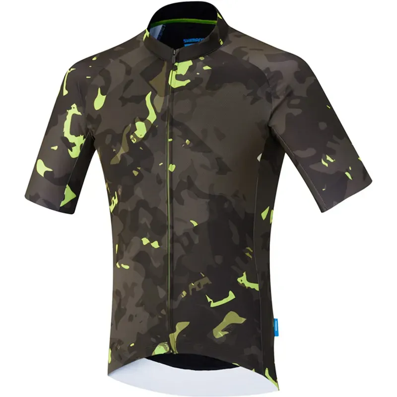 Shimano Mens Breakaway Jersey In Green