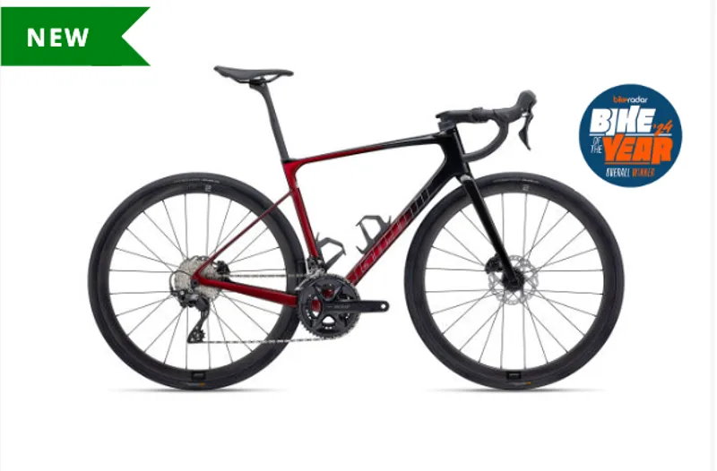 2024 Giant Defy Advanced Pro 2 Road Bike in Carbon/Sangria