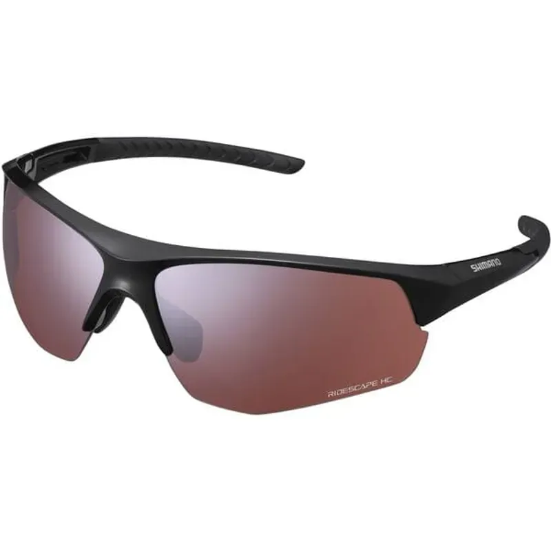 Shimano Twinspark High Contrast Road Glasses in Black