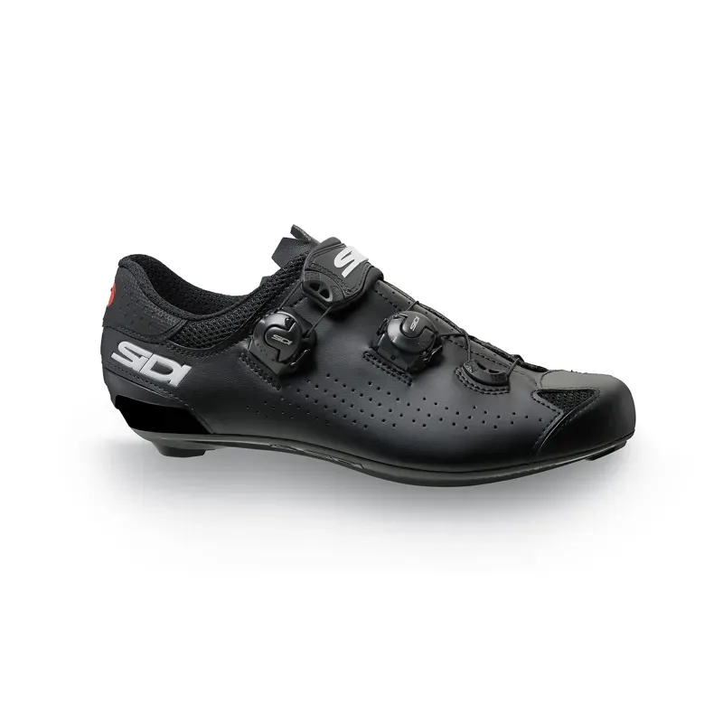 Sidi Genius 10 Mega Fit Road Shoes - Monochrome - Black / 40