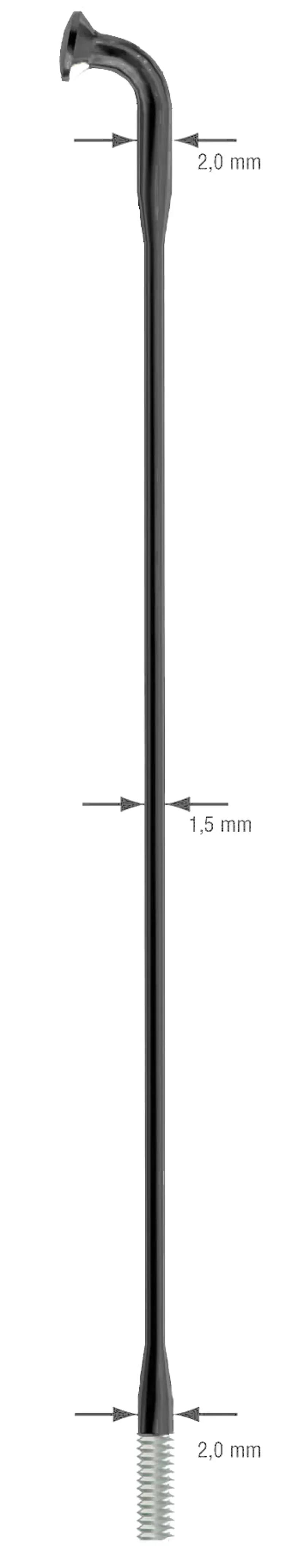 Sapim Laser Blk 275mm
