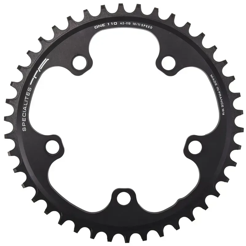 TA 110-pcd 5-arm 10/11/12-speed Narrow/Wide Chainring in Black