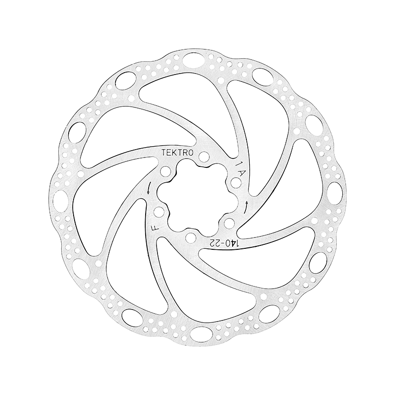 Tektro TR-22 140mm Disc Brake Rotor in Silver