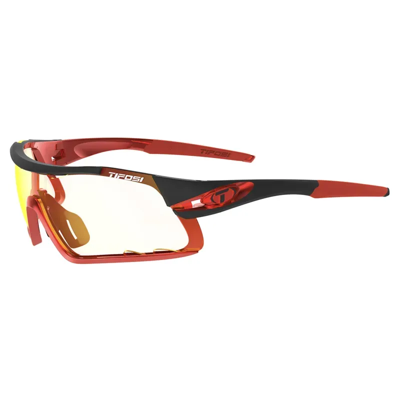 Tifosi Davos Clarion Fototec Single Lens Ltd Ed Sunglasses in Race Red