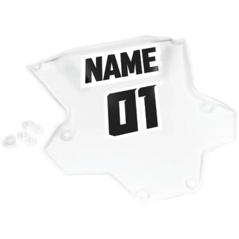 Thor Sentinel XP Clear Number Plate in Clear