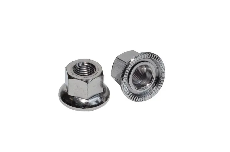 Weldtite 10mm Track Nuts in Silver