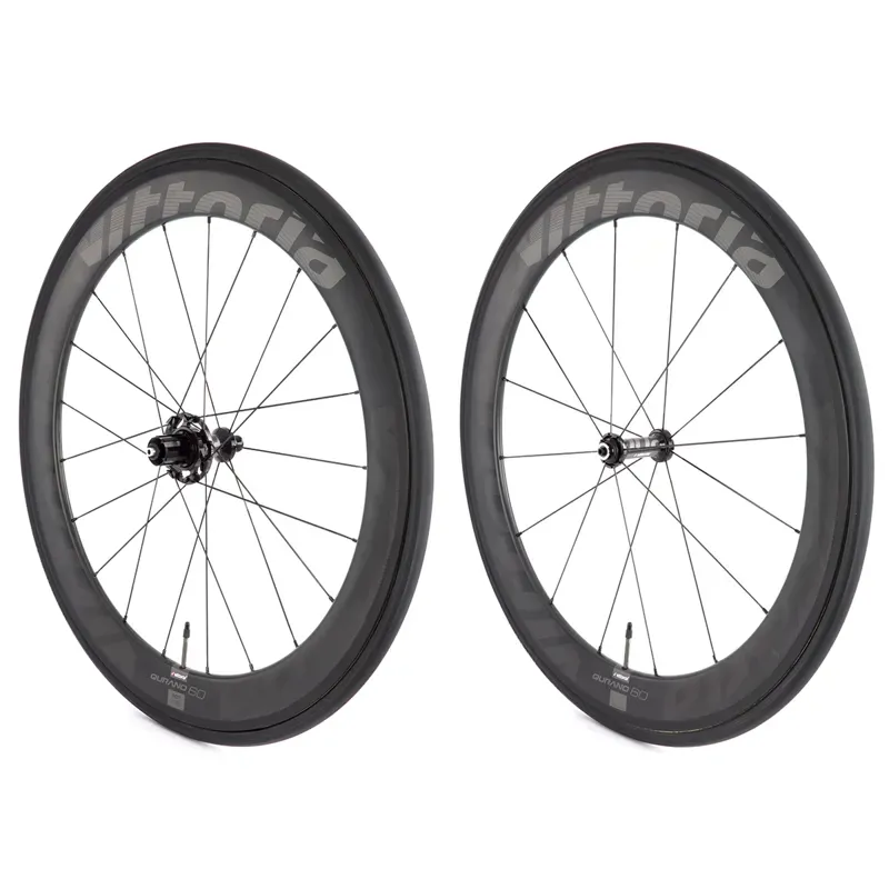 Vittoria Qurano 60 Carbon Clincher Wheelset in Black