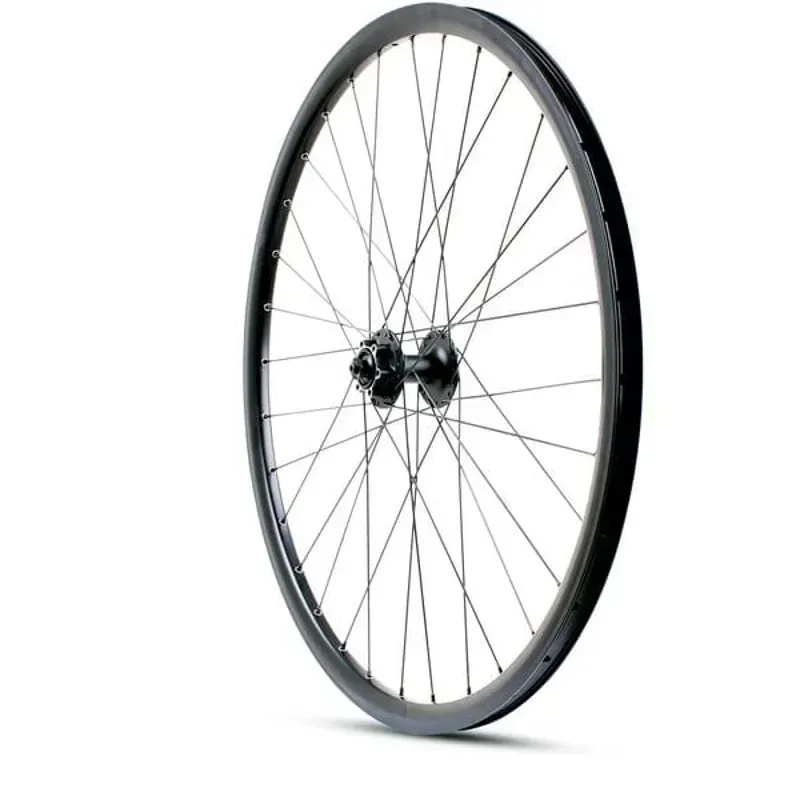 M Part Wheels 525BL Cycl. 32-hole 100mm QR 700c Front Wheel in Black