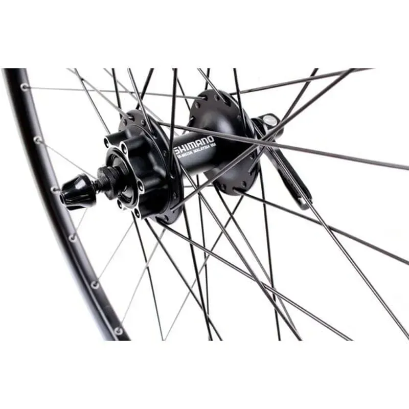 M Part Wheels 525BL Cycl. 32-hole 100mm QR 700c Front Wheel in Black-2